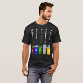 Recycling Trash  Sorting bins  T-shirt (Voorkant volledig)