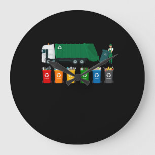 Recycling Trash Truck Grote Klok