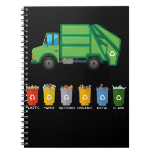 Recycling Truck Kinder Garbage Truck Notitieboek