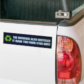 recycling van bumpersticker (Op Truck)