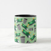 Recycling van vuilniswagen mok (Midden)