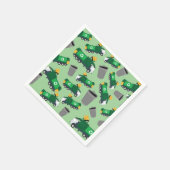 Recycling van vuilniswagen servet (Hoek)