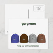 Recycling Vrouwen (zie de juiste) Briefkaart (Voorkant / Achterkant)