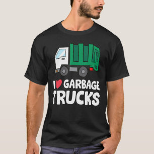Recycling vuilnis Truck I Love Garbage Trucks T-shirt