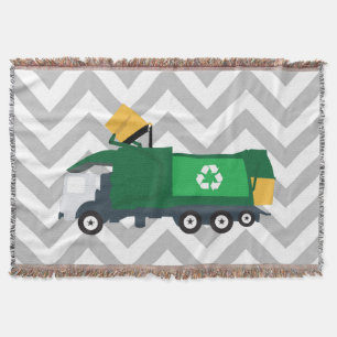 Recycling vuilniswagen deken