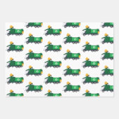 Recycling vuilniswagen inpakpapier vel (Voorkant)