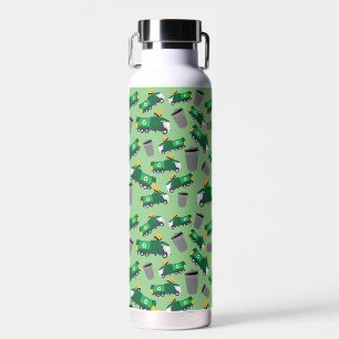 Recycling vuilniswagen waterfles