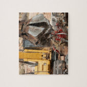 Recycling Wrecker Tractor Legpuzzel (Verticaal)