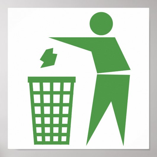 Recyclingbord Poster (Voorkant)
