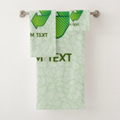 Recyclingsymbool Bad Handdoek (Insitu)