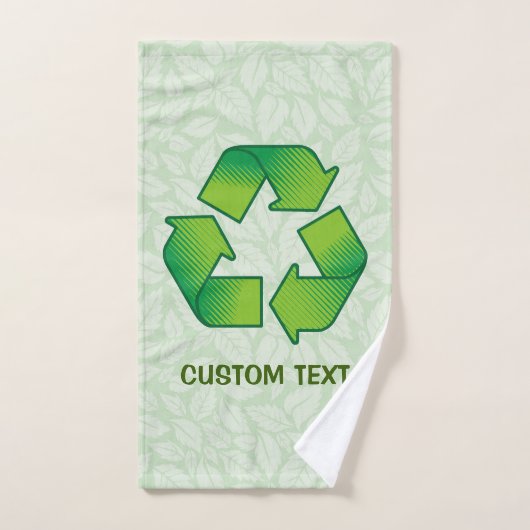 Recyclingsymbool Bad Handdoek (Handdoek)