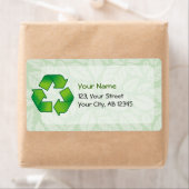 Recyclingsymbool Etiket (Insitu)