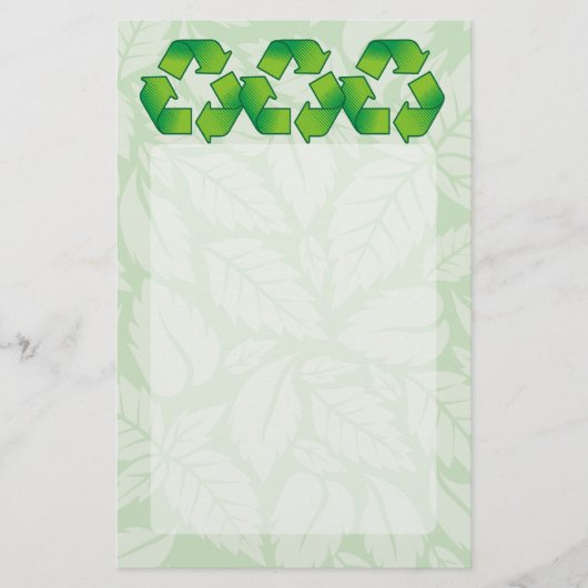 Recyclingsymbool Flyer (Voorkant)