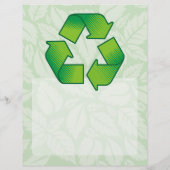 Recyclingsymbool Flyer (Achterkant)