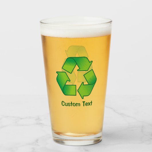 Recyclingsymbool Glas (Voorkant gevuld)