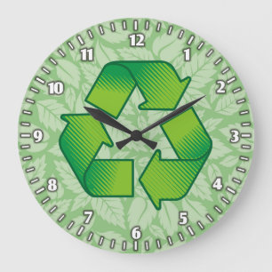 Recyclingsymbool Grote Klok
