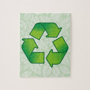 Recyclingsymbool Legpuzzel