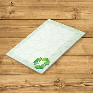 Recyclingsymbool Notitieblok