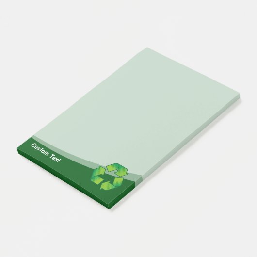 Recyclingsymbool Post-it® Notes (Schuin)