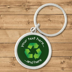 Recyclingsymbool Sleutelhanger