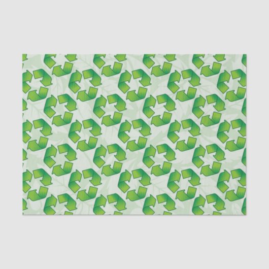 Recyclingsymbool Tissuepapier (Voorkant)