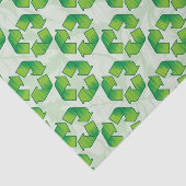 Recyclingsymbool Tissuepapier (Detail)