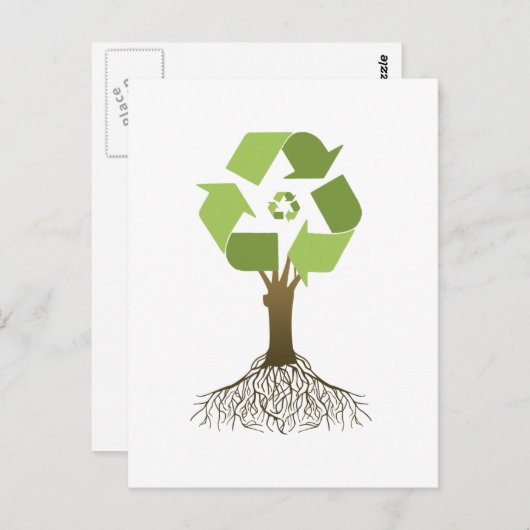 RECYCLINGTREE BRIEFKAART (Voorkant / Achterkant)