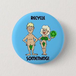 recyling ronde button 5,7 cm
