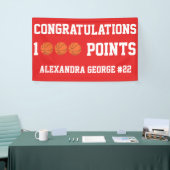 Red 1000 Basketball Career Points Scorer Player Spandoek (Beurs)