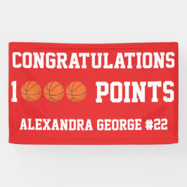 Red 1000 Basketball Career Points Scorer Player Spandoek