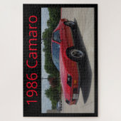 Red 1986 Camaro Puzzle Legpuzzel (Verticaal)