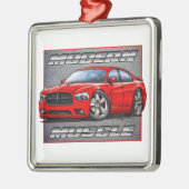 Red 2013-lader metalen ornament (Links)