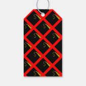 Red 2023 Afstuderen Gift Labels Cadeaulabel (Achterkant)