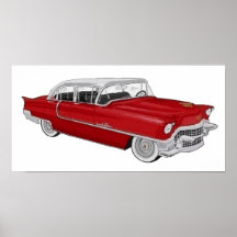 Red 50's Cadillac