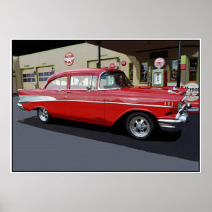 Red '57 Classic  34 x 24 Poster