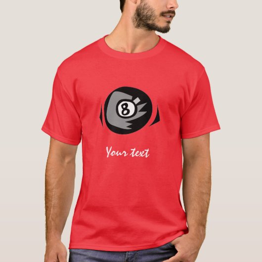Red 8 ball t-shirt (Voorkant)