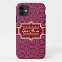 Red Abstract Geometric Pattern Gepersonaliseerd