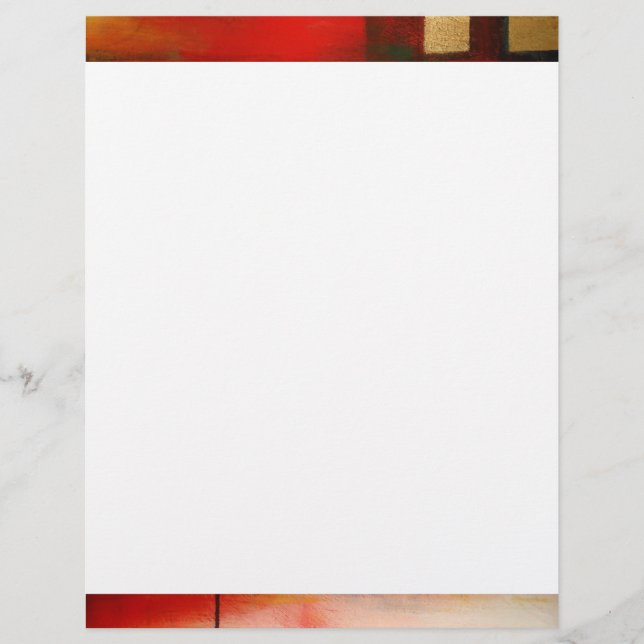 Red Abstract Letterhead (Voorkant)