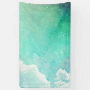 Red Abstract schilderpatroon Spandoek