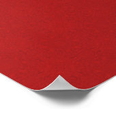 Red abstract wood pattern poster (Hoek)