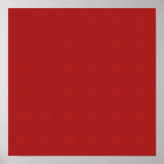 Red abstract wood pattern poster (Voorkant)