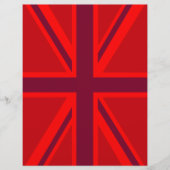Red Accent Union Jack Design (Voorkant)