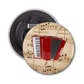 Red Accordion Button Flesopener (Voorkant)
