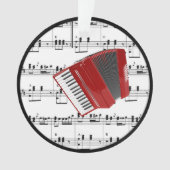 Red Accordion, design populaire, (devant)