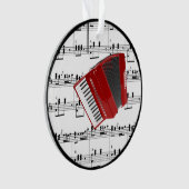 Red Accordion, populair design, Ornament (voorkant)