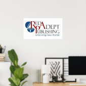 Red Adept Publishing Poster (Thuiskantoor)