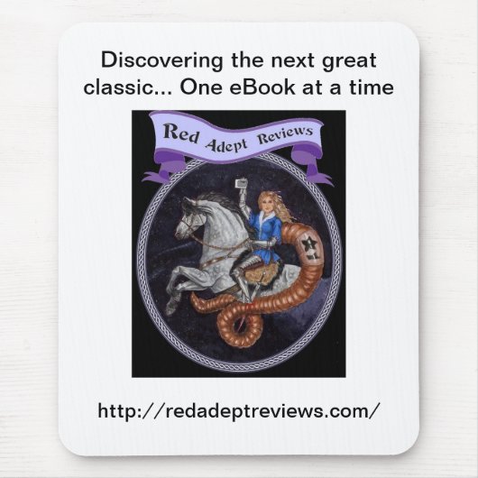 Red Adept Reviewen Mousepad Muismat (Voorkant)