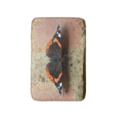 Red Admiral Butterfly Bath Mat (Voorkant Verticaal)