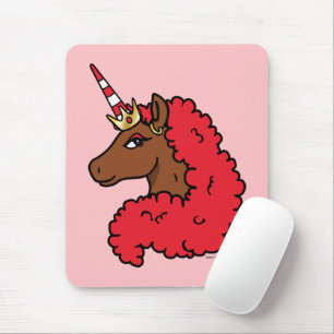 Red Afro Unicorn Muismat
