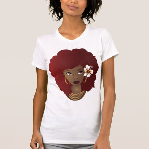 Red Afro, ventilator. T-shirt